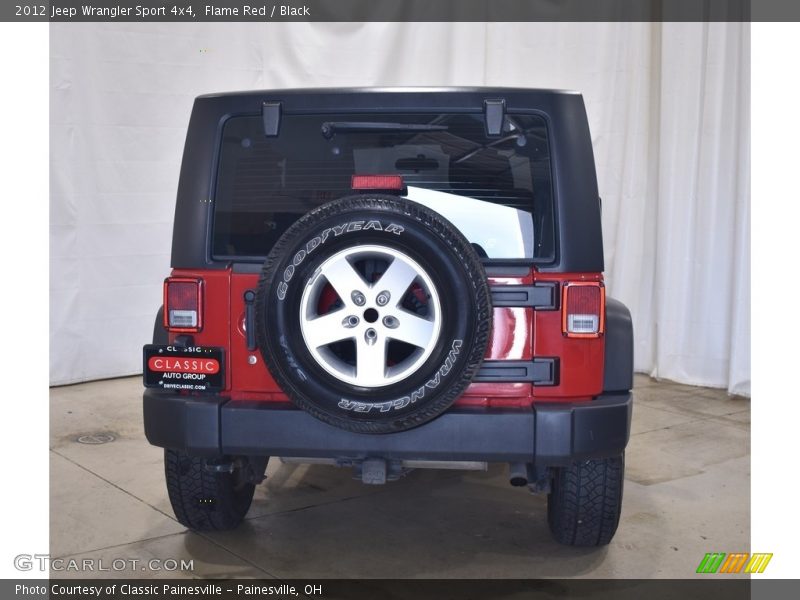 Flame Red / Black 2012 Jeep Wrangler Sport 4x4