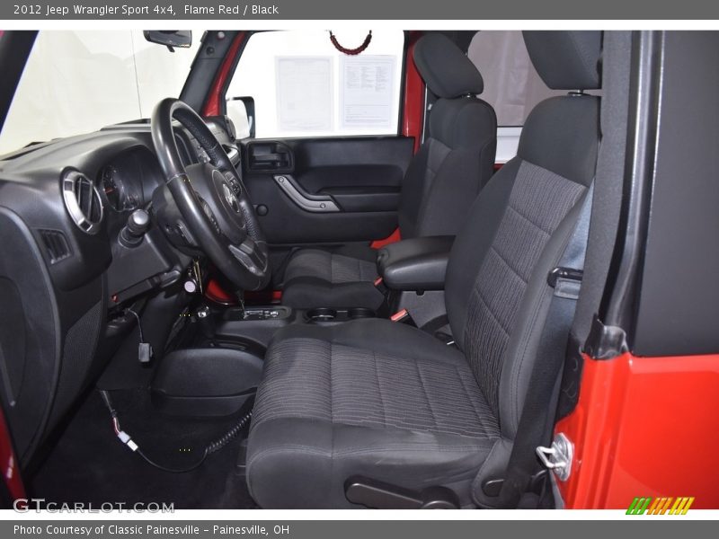 Flame Red / Black 2012 Jeep Wrangler Sport 4x4