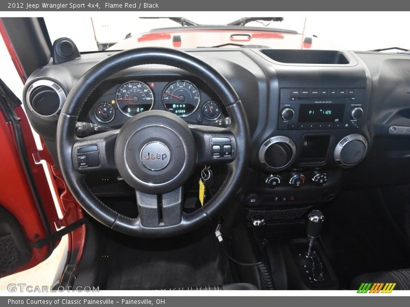 Flame Red / Black 2012 Jeep Wrangler Sport 4x4