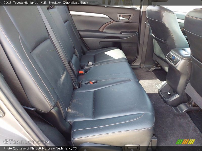 Predawn Gray Mica / Black 2015 Toyota Highlander XLE