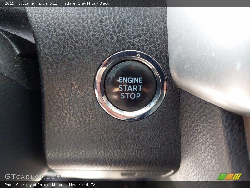 Predawn Gray Mica / Black 2015 Toyota Highlander XLE