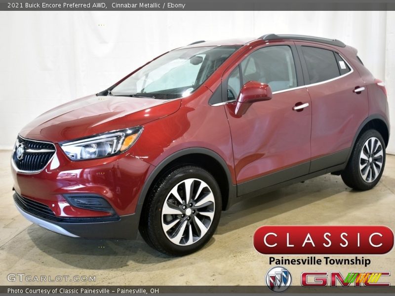Cinnabar Metallic / Ebony 2021 Buick Encore Preferred AWD