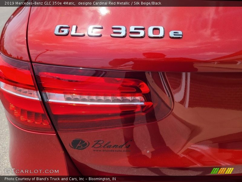 designo Cardinal Red Metallic / Silk Beige/Black 2019 Mercedes-Benz GLC 350e 4Matic