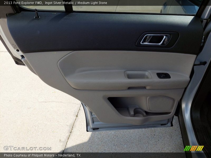Ingot Silver Metallic / Medium Light Stone 2013 Ford Explorer FWD
