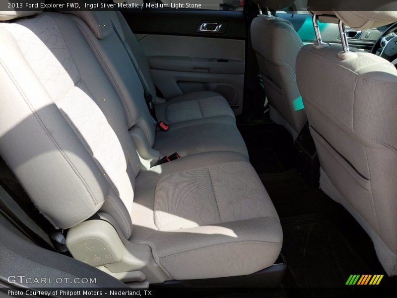 Ingot Silver Metallic / Medium Light Stone 2013 Ford Explorer FWD