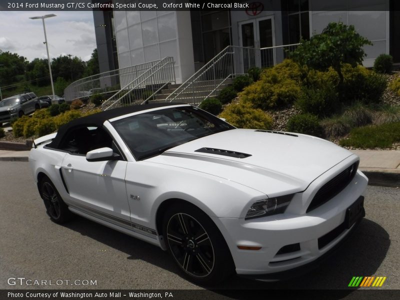 Oxford White / Charcoal Black 2014 Ford Mustang GT/CS California Special Coupe