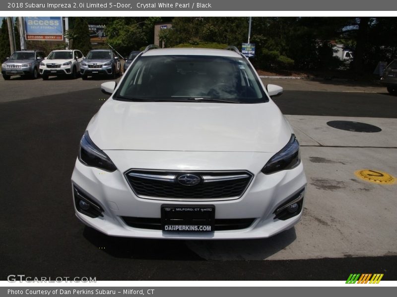 Crystal White Pearl / Black 2018 Subaru Impreza 2.0i Limited 5-Door