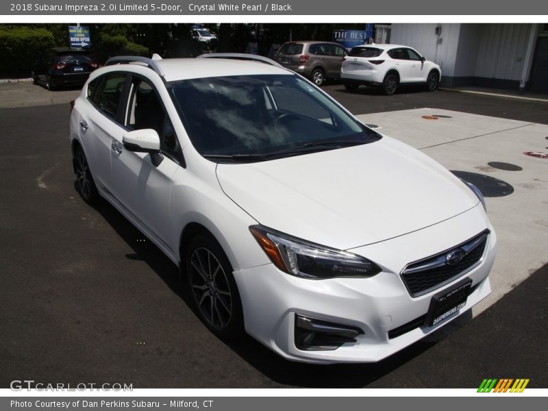 Crystal White Pearl / Black 2018 Subaru Impreza 2.0i Limited 5-Door