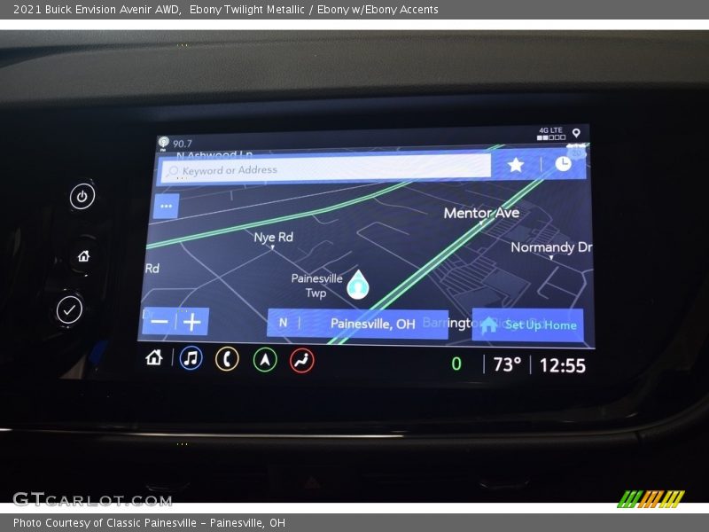 Ebony Twilight Metallic / Ebony w/Ebony Accents 2021 Buick Envision Avenir AWD