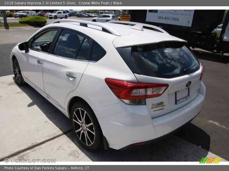 Crystal White Pearl / Black 2018 Subaru Impreza 2.0i Limited 5-Door