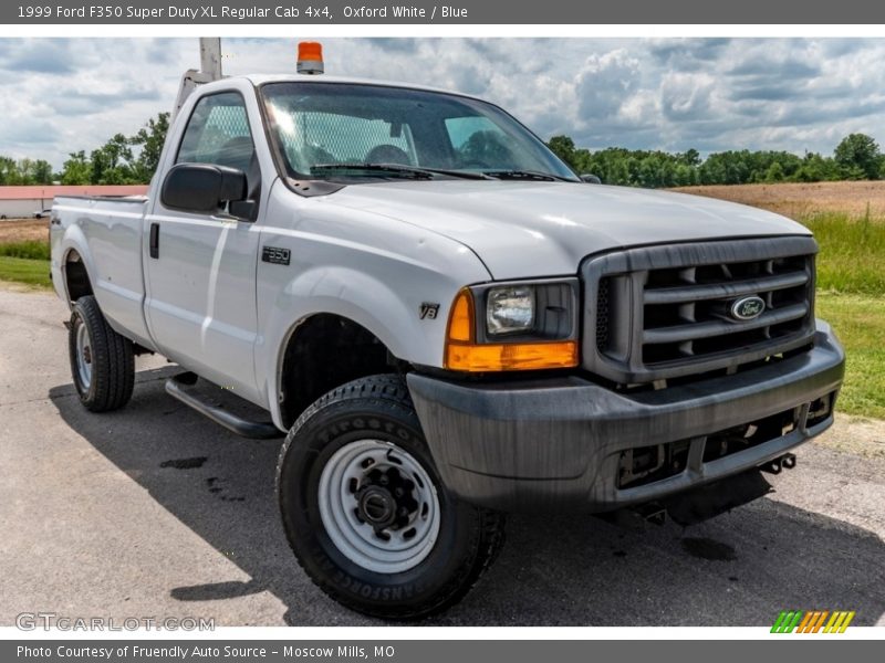 Front 3/4 View of 1999 F350 Super Duty XL Regular Cab 4x4