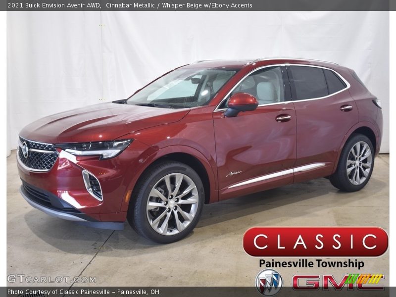 Cinnabar Metallic / Whisper Beige w/Ebony Accents 2021 Buick Envision Avenir AWD