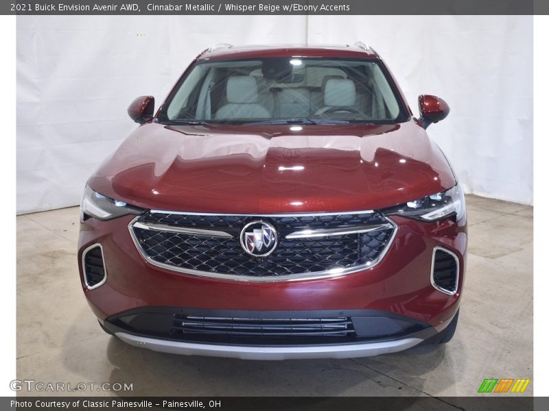 Cinnabar Metallic / Whisper Beige w/Ebony Accents 2021 Buick Envision Avenir AWD