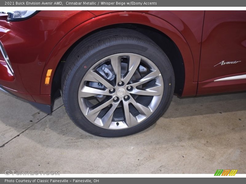 Cinnabar Metallic / Whisper Beige w/Ebony Accents 2021 Buick Envision Avenir AWD
