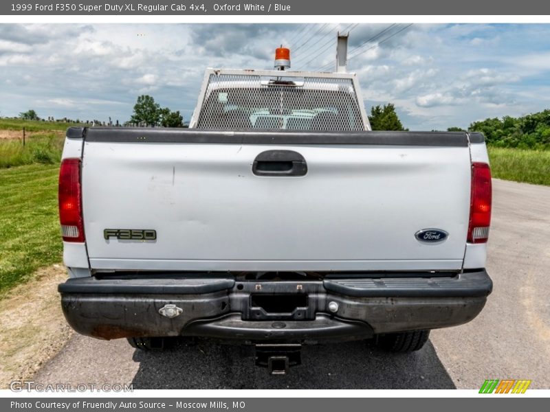 Oxford White / Blue 1999 Ford F350 Super Duty XL Regular Cab 4x4