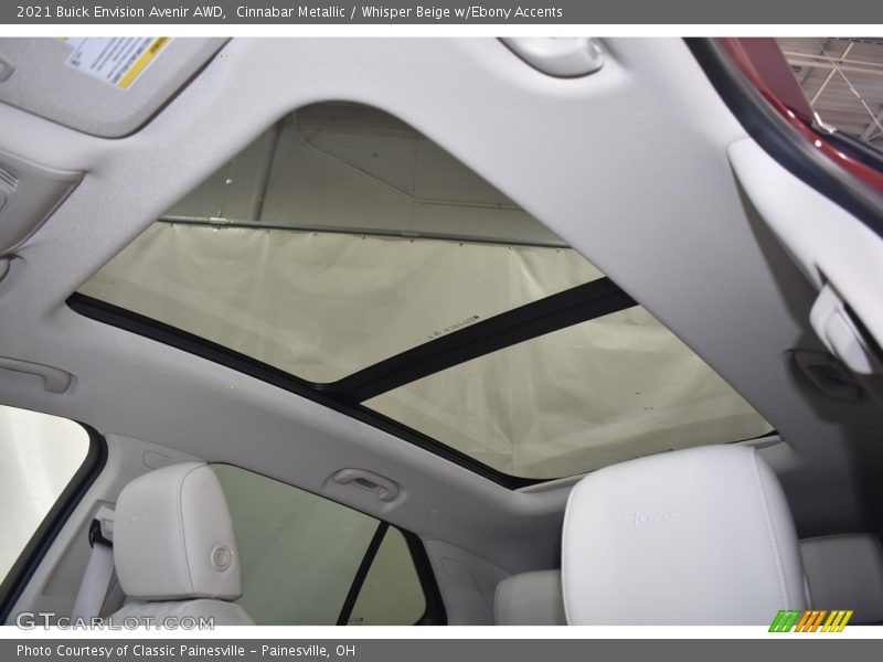 Cinnabar Metallic / Whisper Beige w/Ebony Accents 2021 Buick Envision Avenir AWD