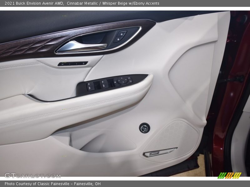 Cinnabar Metallic / Whisper Beige w/Ebony Accents 2021 Buick Envision Avenir AWD