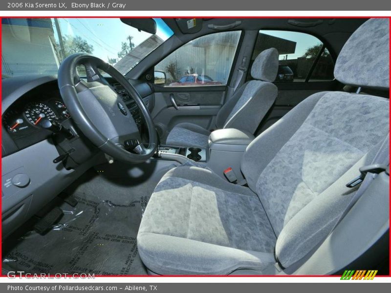 Ebony Black / Gray 2006 Kia Sorento LX