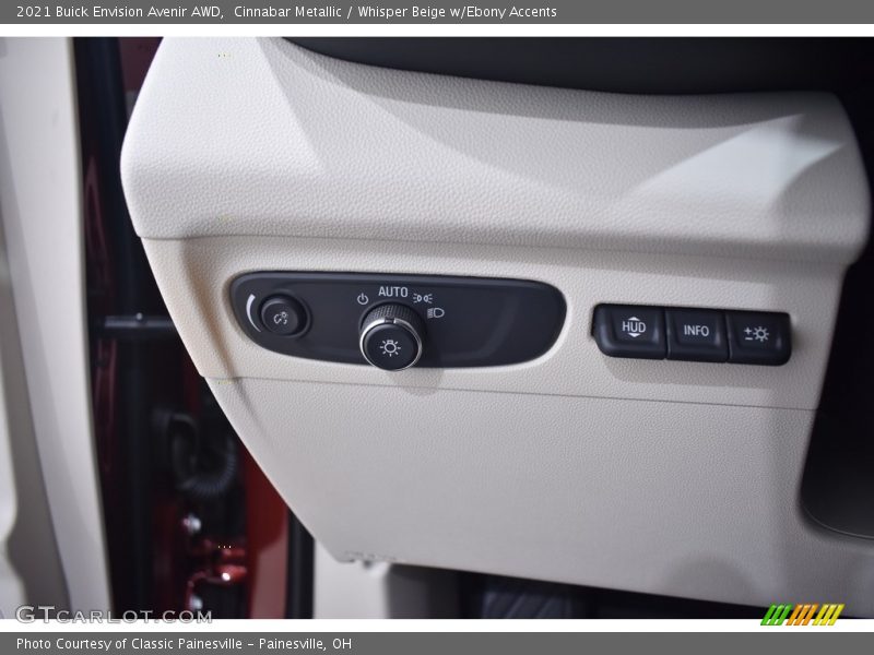 Cinnabar Metallic / Whisper Beige w/Ebony Accents 2021 Buick Envision Avenir AWD