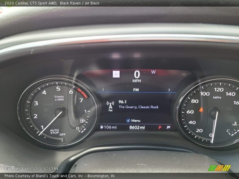 Black Raven / Jet Black 2020 Cadillac CT5 Sport AWD