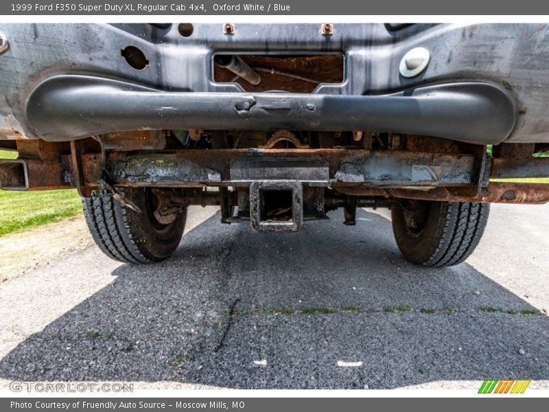 Oxford White / Blue 1999 Ford F350 Super Duty XL Regular Cab 4x4