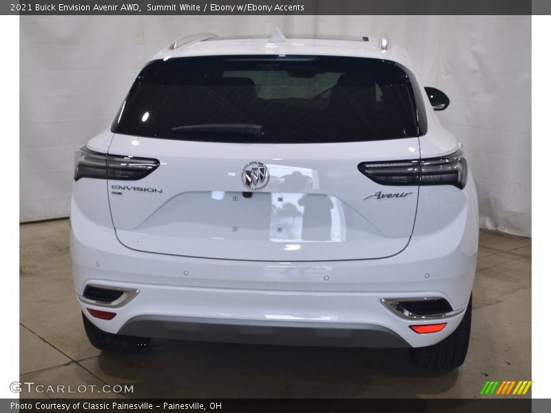 Summit White / Ebony w/Ebony Accents 2021 Buick Envision Avenir AWD