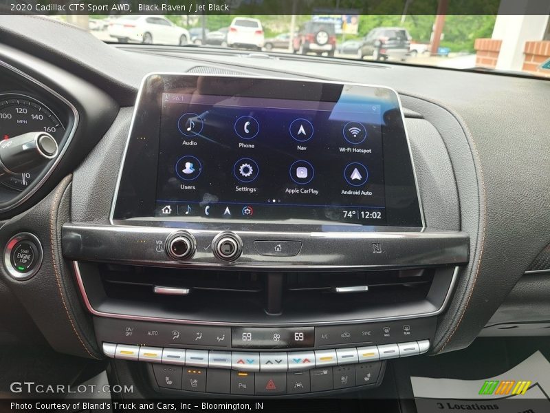 Black Raven / Jet Black 2020 Cadillac CT5 Sport AWD