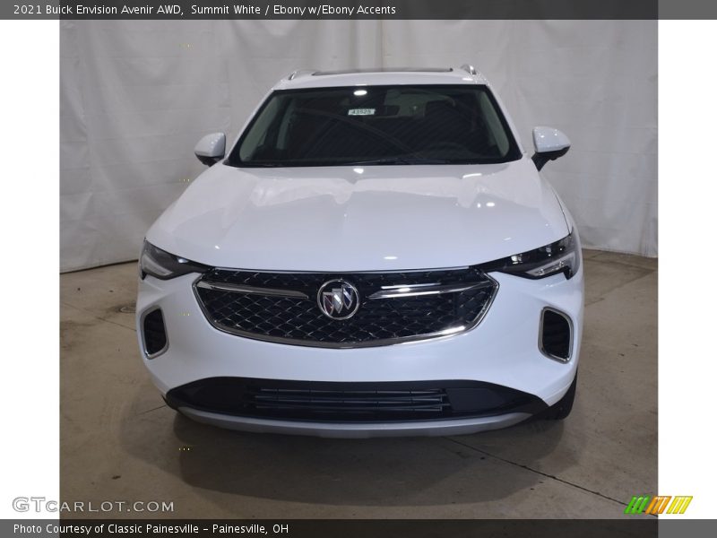 Summit White / Ebony w/Ebony Accents 2021 Buick Envision Avenir AWD