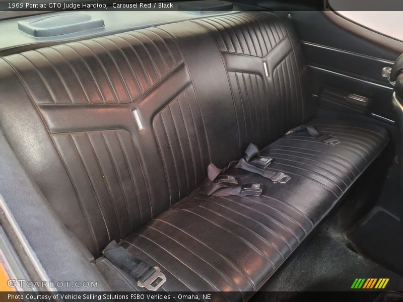 Rear Seat of 1969 GTO Judge Hardtop