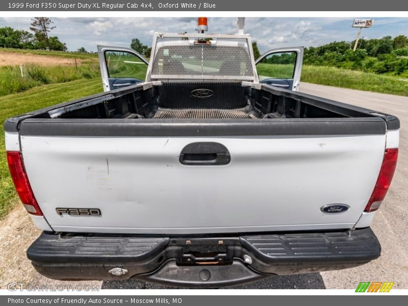 Oxford White / Blue 1999 Ford F350 Super Duty XL Regular Cab 4x4