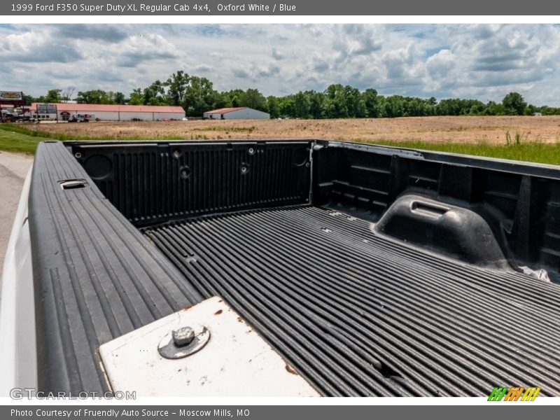 Oxford White / Blue 1999 Ford F350 Super Duty XL Regular Cab 4x4