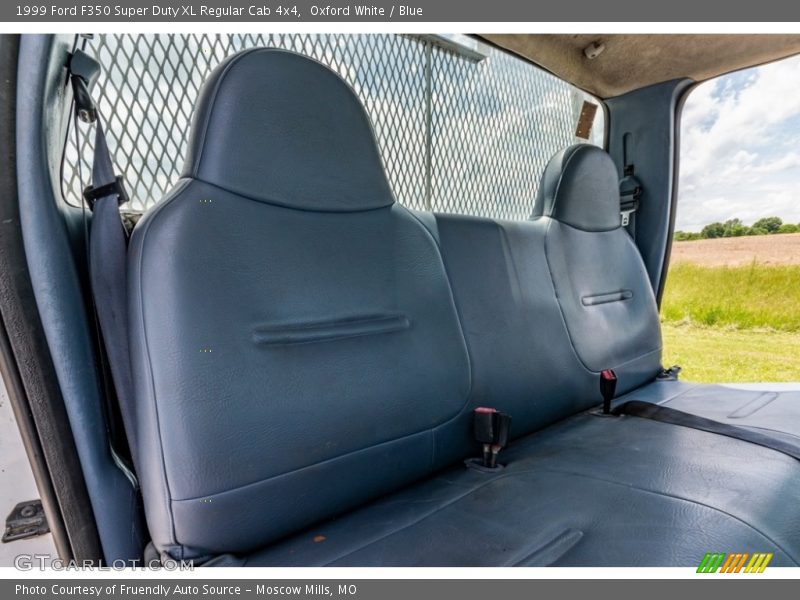 Oxford White / Blue 1999 Ford F350 Super Duty XL Regular Cab 4x4