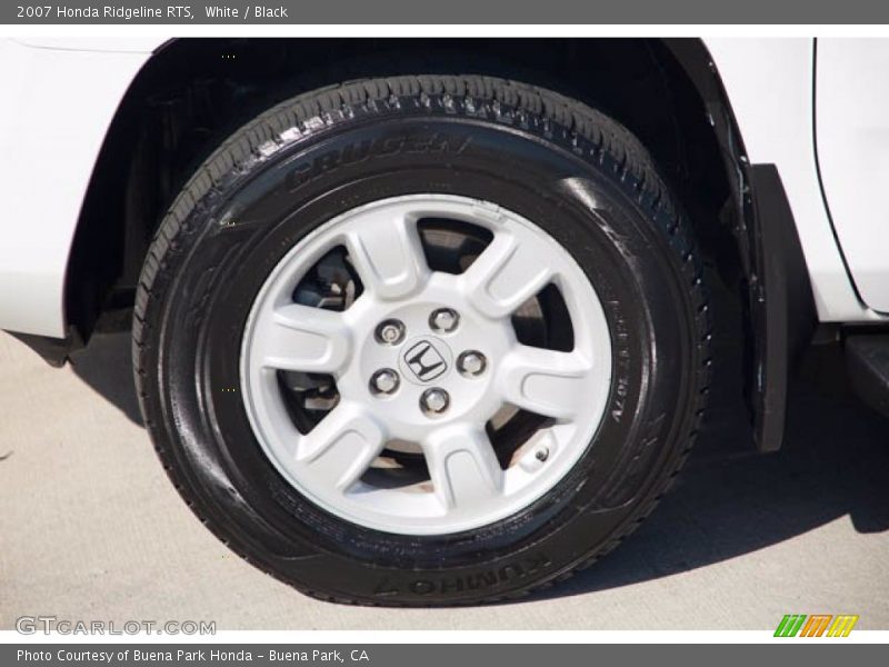 White / Black 2007 Honda Ridgeline RTS