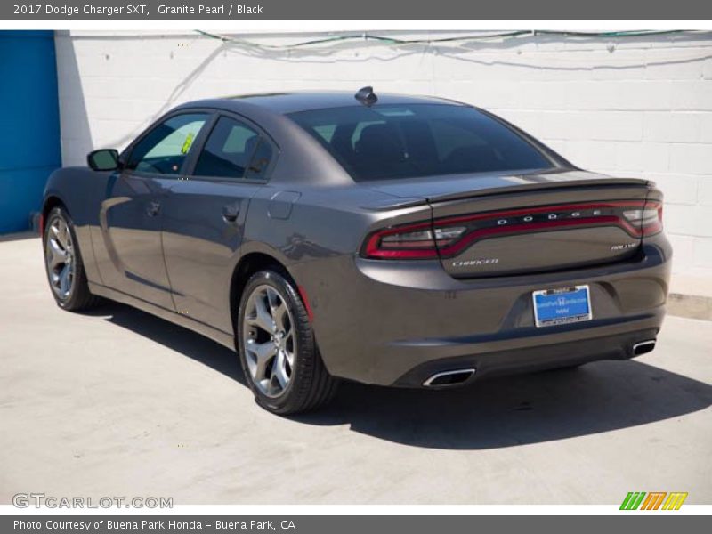 Granite Pearl / Black 2017 Dodge Charger SXT
