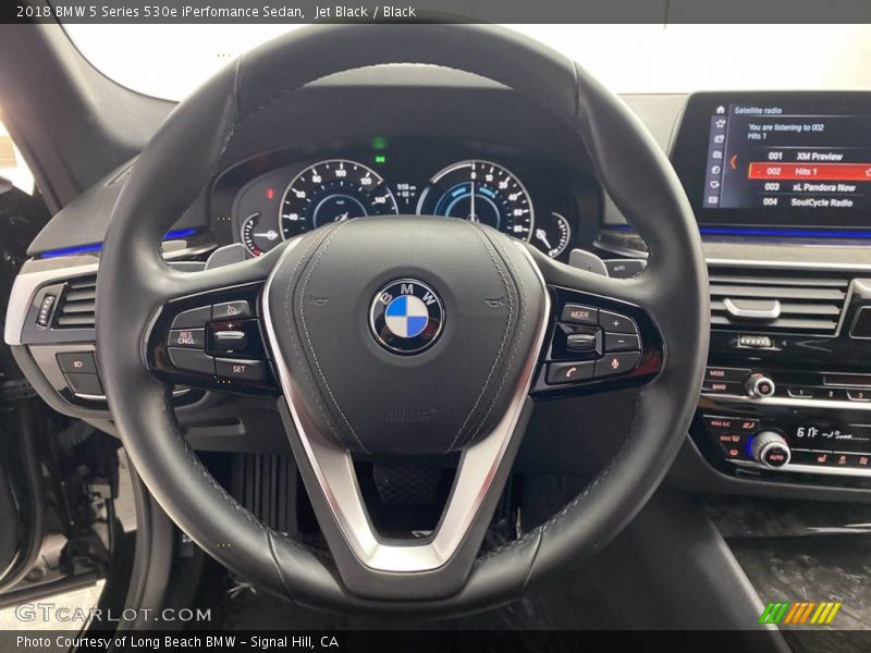 Jet Black / Black 2018 BMW 5 Series 530e iPerfomance Sedan