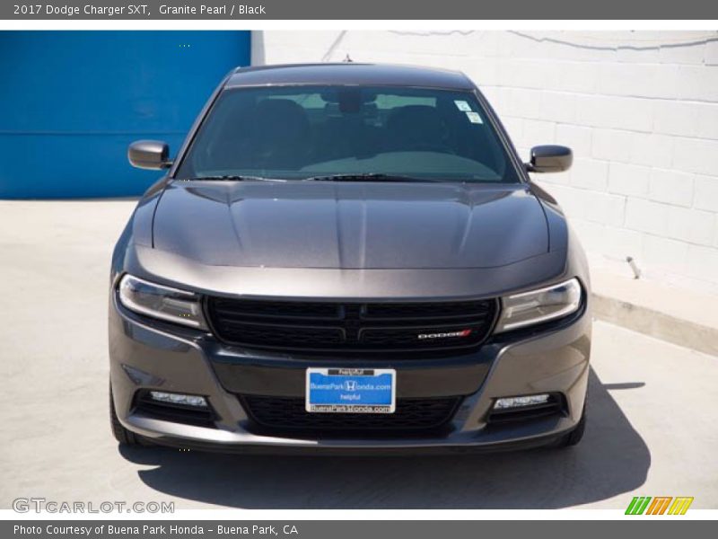 Granite Pearl / Black 2017 Dodge Charger SXT