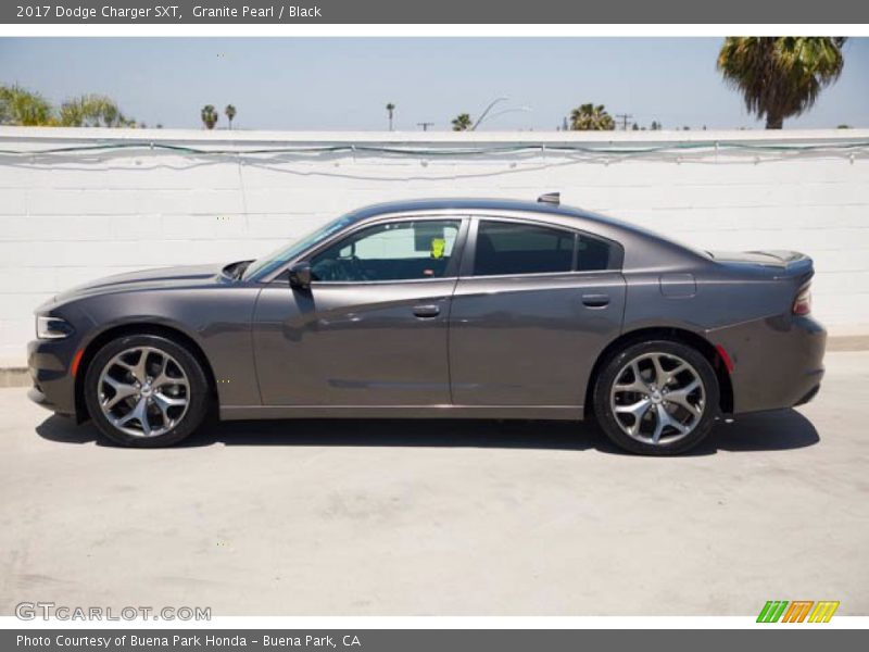 Granite Pearl / Black 2017 Dodge Charger SXT