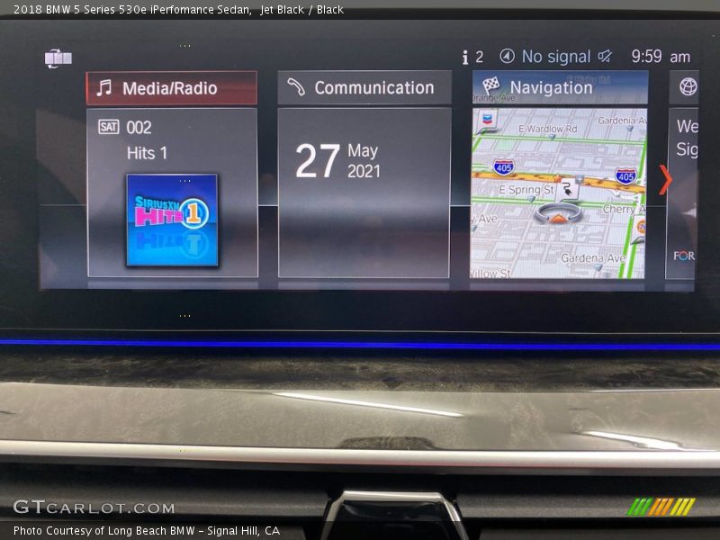 Jet Black / Black 2018 BMW 5 Series 530e iPerfomance Sedan