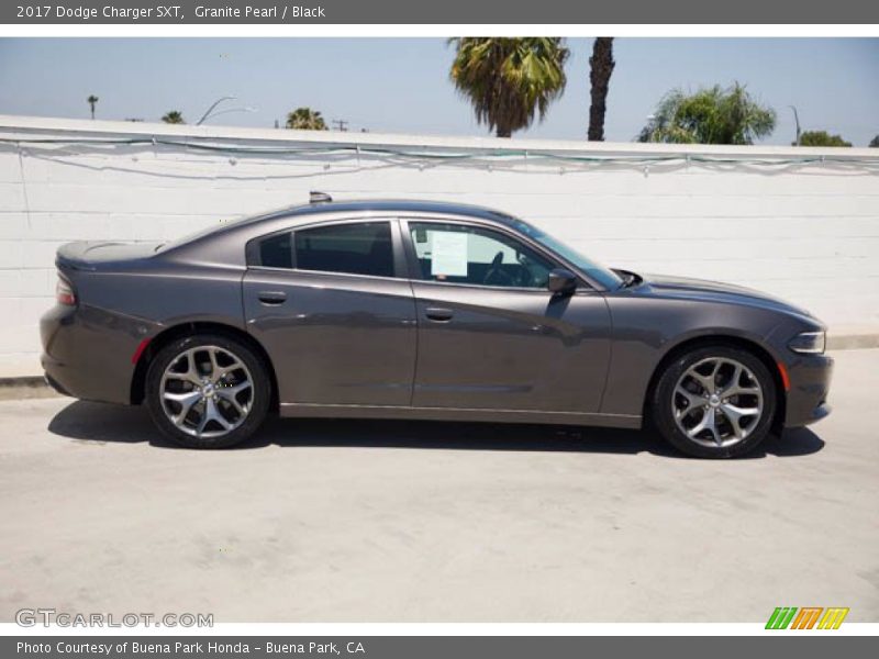 Granite Pearl / Black 2017 Dodge Charger SXT