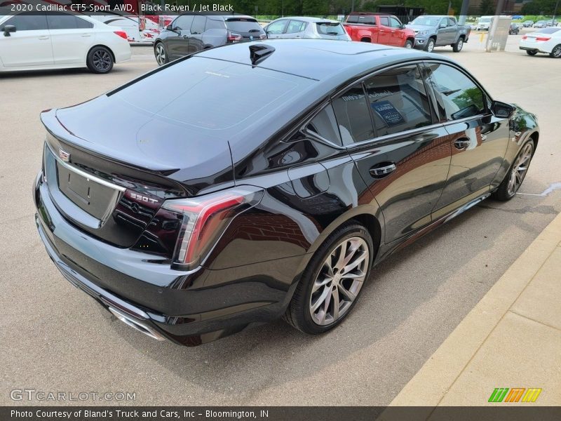 Black Raven / Jet Black 2020 Cadillac CT5 Sport AWD