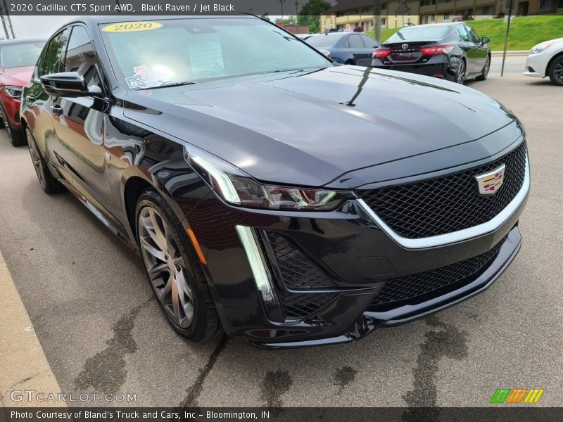 Black Raven / Jet Black 2020 Cadillac CT5 Sport AWD