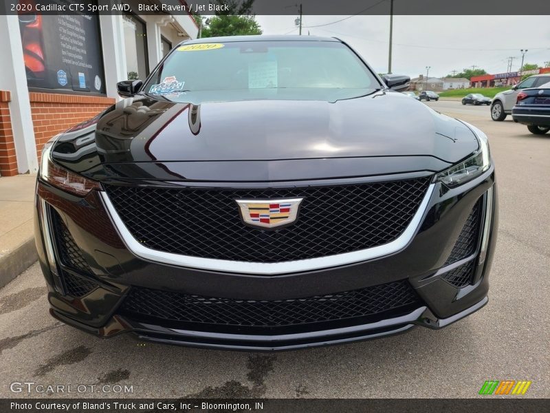 Black Raven / Jet Black 2020 Cadillac CT5 Sport AWD