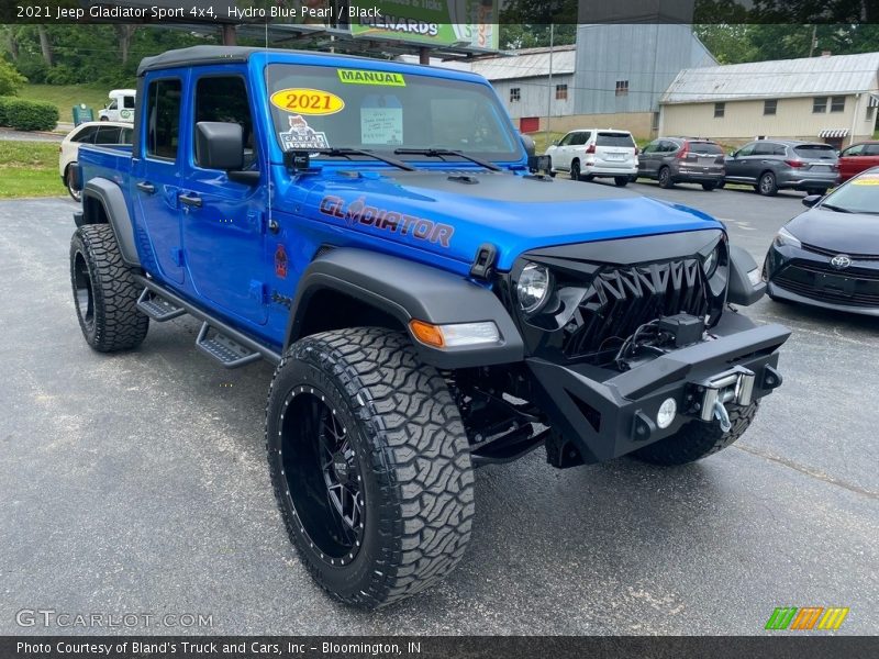 Hydro Blue Pearl / Black 2021 Jeep Gladiator Sport 4x4