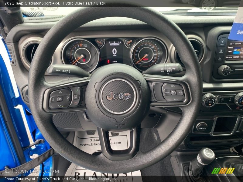 Hydro Blue Pearl / Black 2021 Jeep Gladiator Sport 4x4