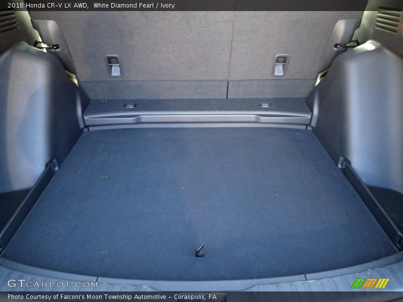 White Diamond Pearl / Ivory 2018 Honda CR-V LX AWD