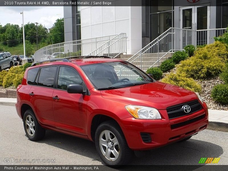 Barcelona Red Metallic / Sand Beige 2010 Toyota RAV4 I4 4WD