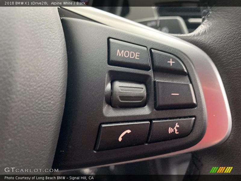 Alpine White / Black 2018 BMW X1 sDrive28i