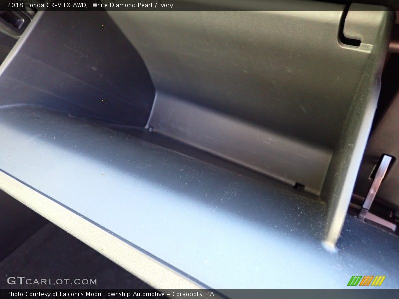 White Diamond Pearl / Ivory 2018 Honda CR-V LX AWD