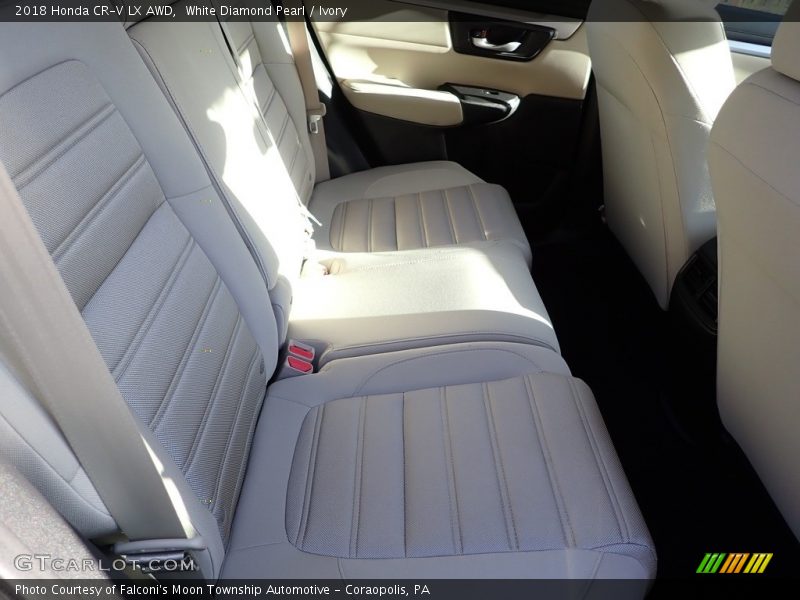 White Diamond Pearl / Ivory 2018 Honda CR-V LX AWD