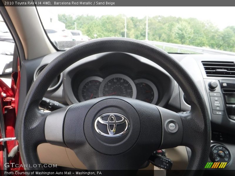 Barcelona Red Metallic / Sand Beige 2010 Toyota RAV4 I4 4WD